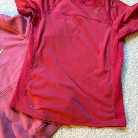 Nike Kids Fuchsia Hoodie and Tee Set - Picture 2 of 4